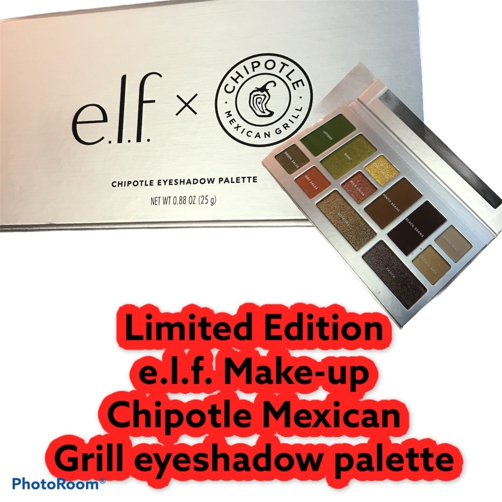 ELF Cosmetics Make Up X Chipotle Mexican Grill Eyeshadow Palette LIMITED NEW - Picture 5 of 5